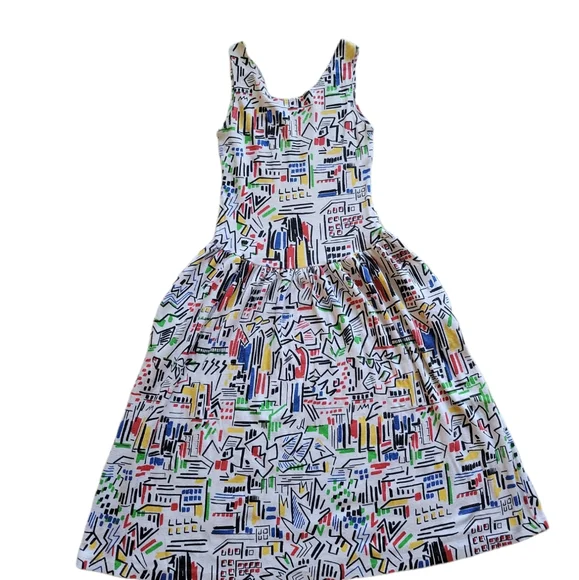 1980s/90s Sweet Inspirations California graffiti style dress - Picture 1 of 5